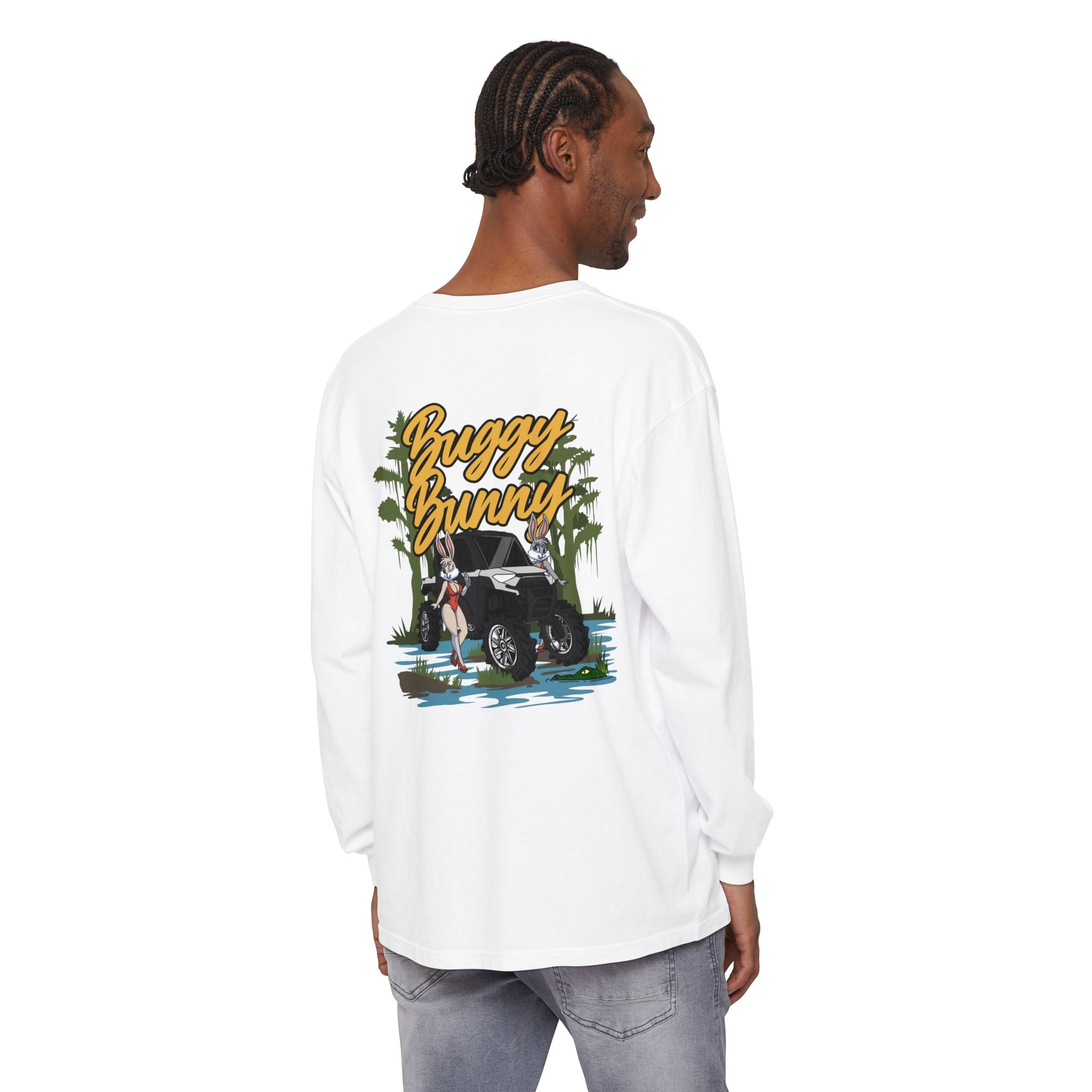 Unisex Garment-dyed Long Sleeve T-Shirt